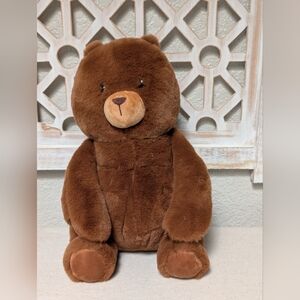 Giggle Scape Brown Bear Plush 13" Target Stuffed Animal Soft Floppy Teddy